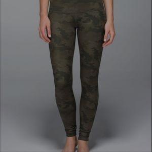 lululemon athletica Camo Leggings - Green